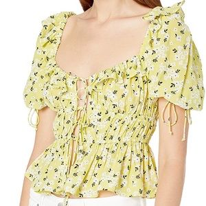 For Love & Lemons Chrysanthemum Top - Medium